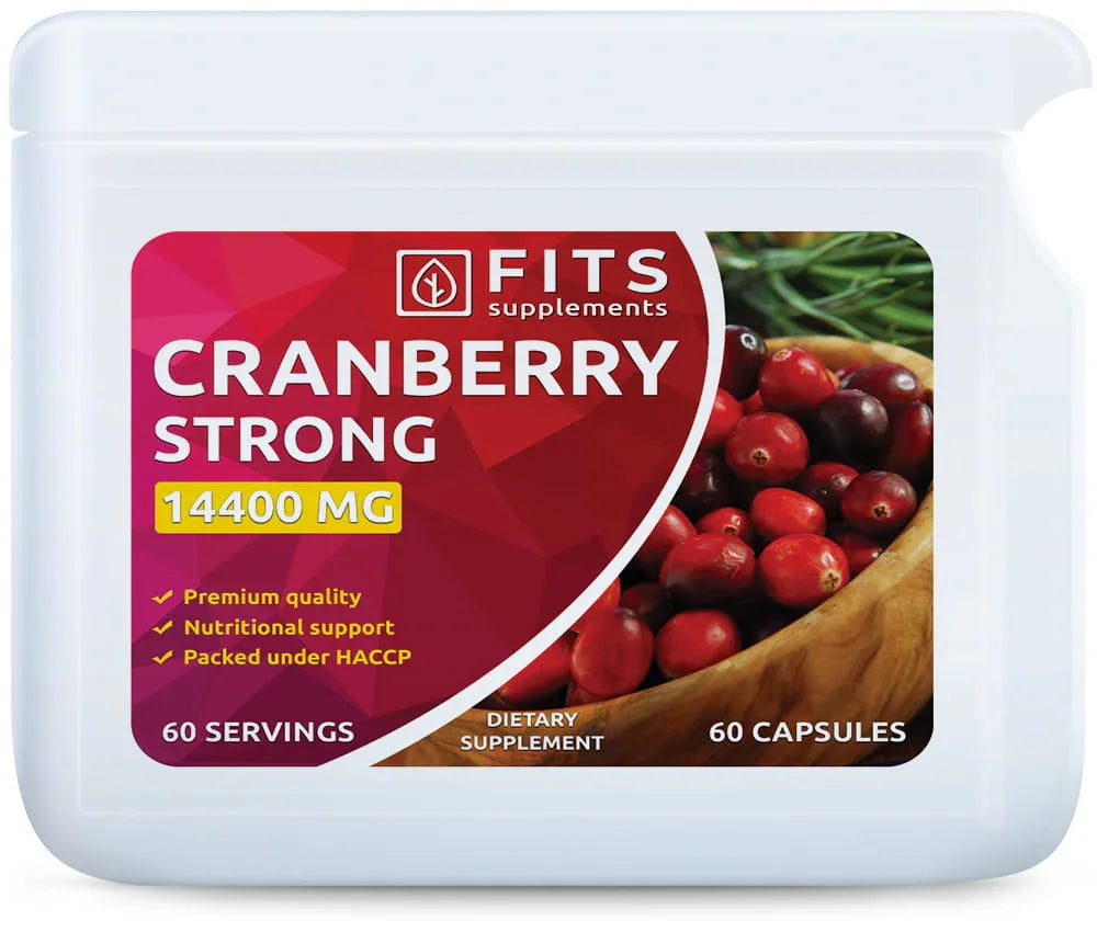 Cranberry Strong 14,400mg 60 capsules - FITS Dietary Supplements