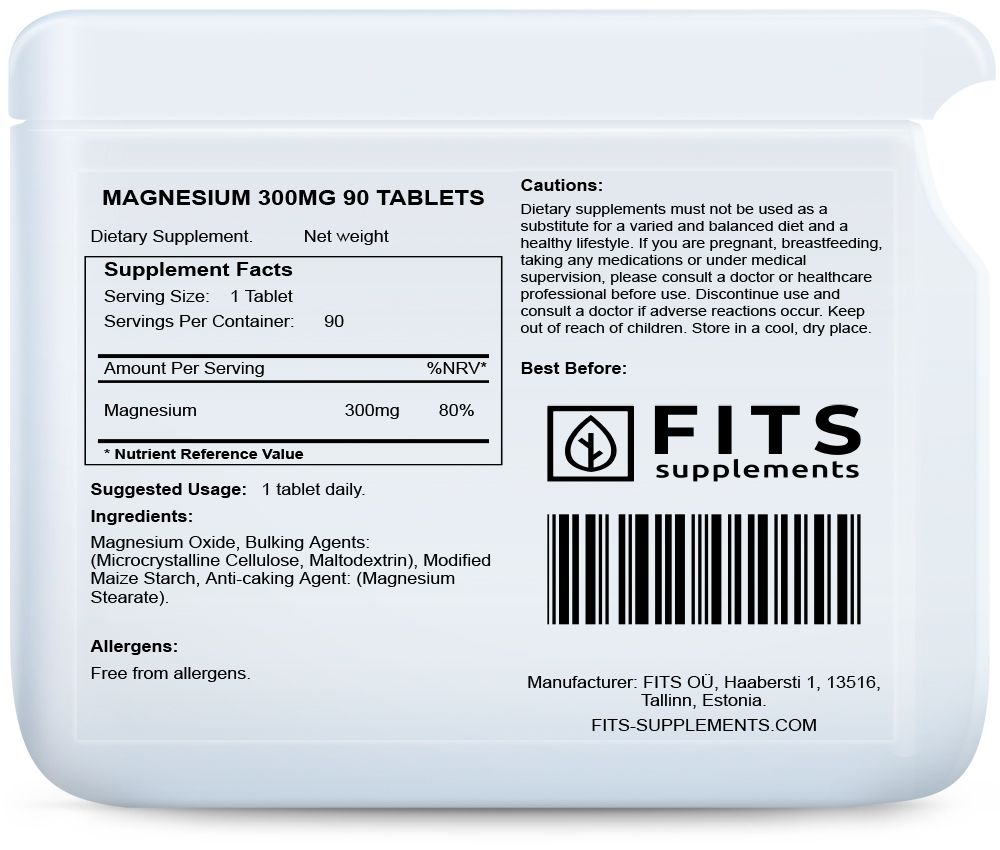 Magneesium 300 mg 90 tabletti