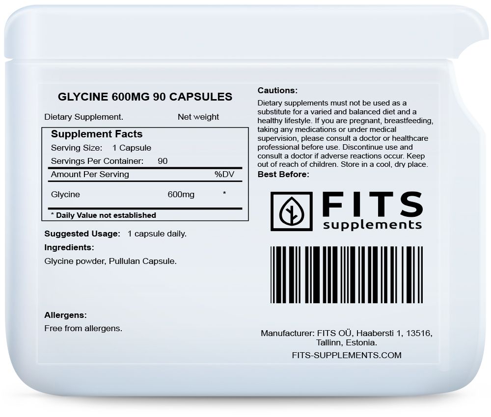Glütsiin 600 mg 90 kapslit
