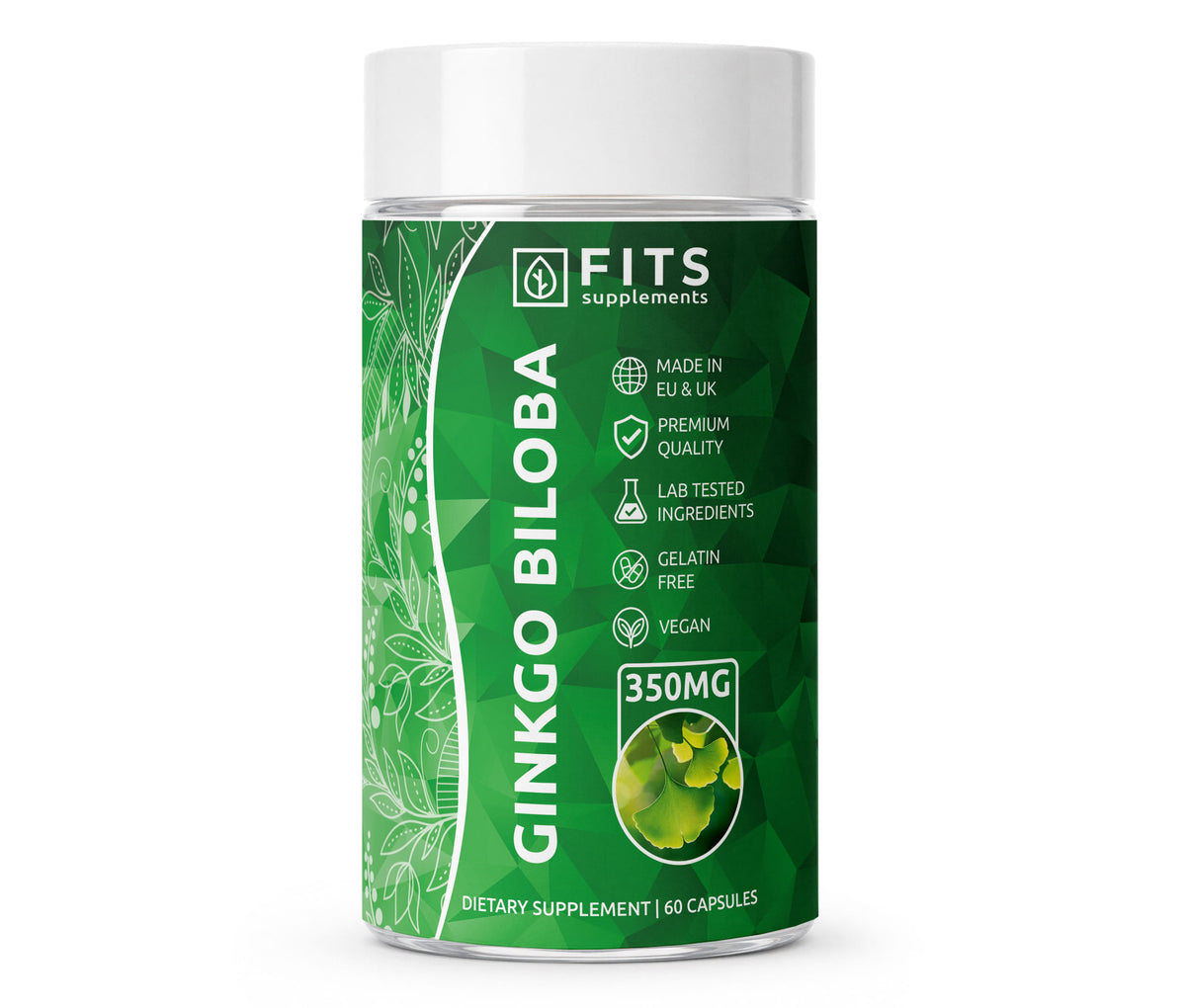 Ginkgo biloba 350 mg 60 kapslit