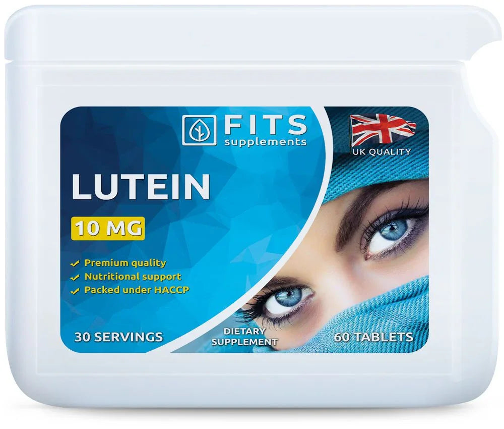 Lutein 10mg 60 tablets - FITS Dietary Supplements
