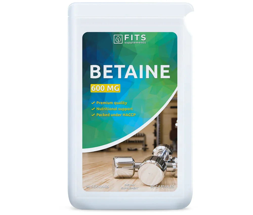 Betaine 600mg 90 capsules - FITS Dietary Supplements