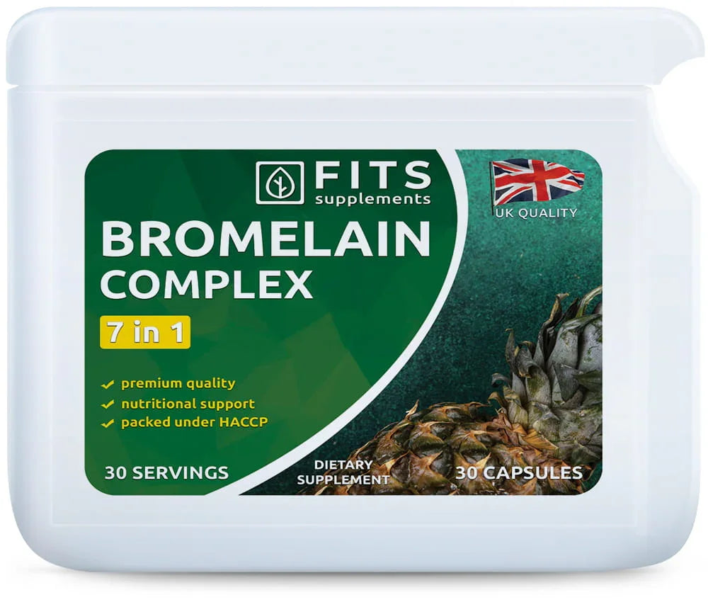 Bromelain 7 in 1 Complex 30 capsules - FITS Dietary Supplements