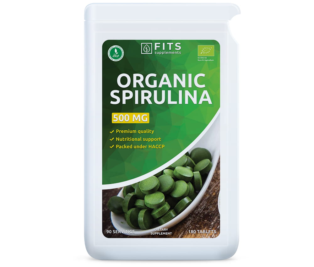 FITS Spirulina 500mg 180 tableit