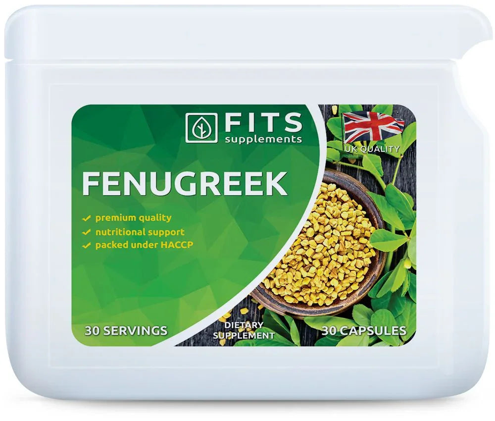 Fenugreek 610mg 30 capsules - FITS Dietary Supplements
