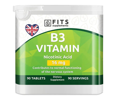 B3-Vitamiin niatsiin 16 mg 90 tabletti