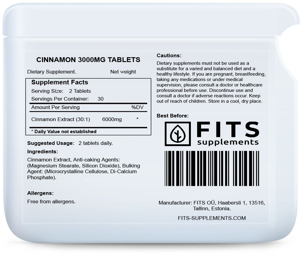 Корица 3000 мг 60 таблеток
