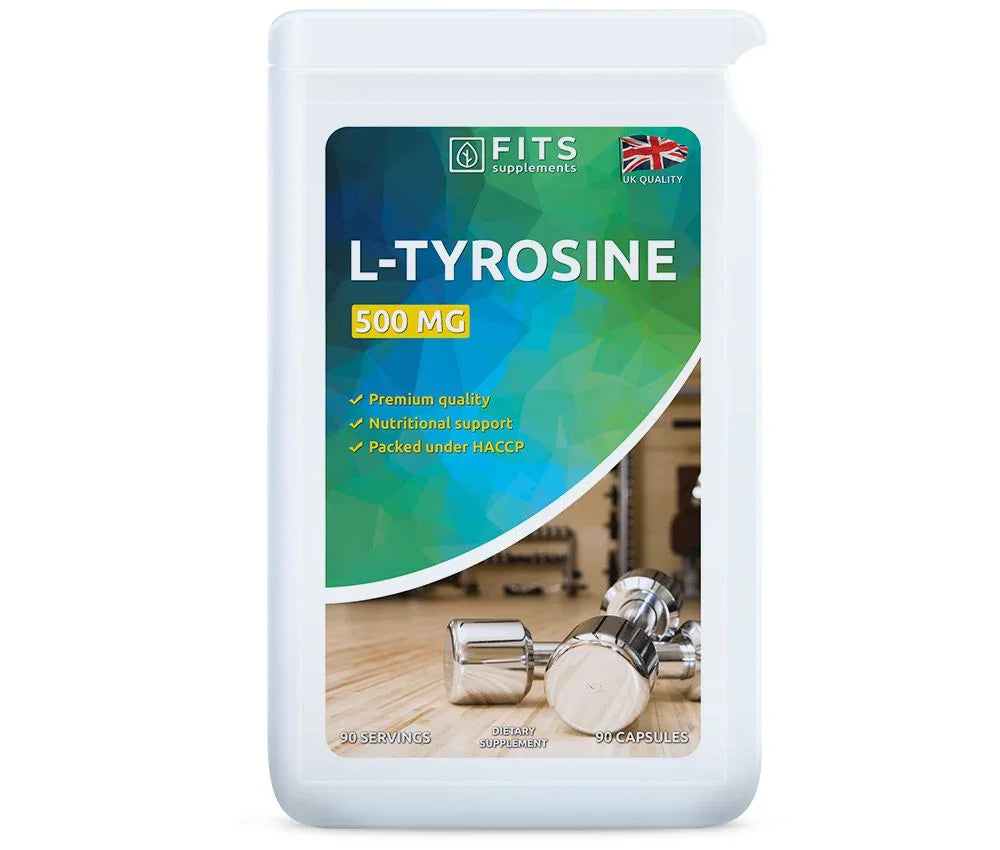 L-Tyrosine 500mg 90 capsules - FITS Dietary Supplements