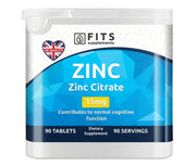 Zinc 15mg 90 tablets - FITS Dietary Supplements