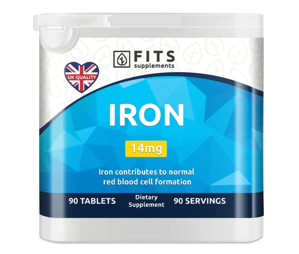 Iron 14mg 90 tablets - FITS Dietary Supplements