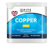 Copper 1mg 90 tablets - FITS Dietary Supplements