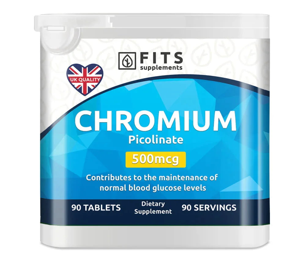 Chromium 500mcg 90 tablets - FITS Dietary Supplements