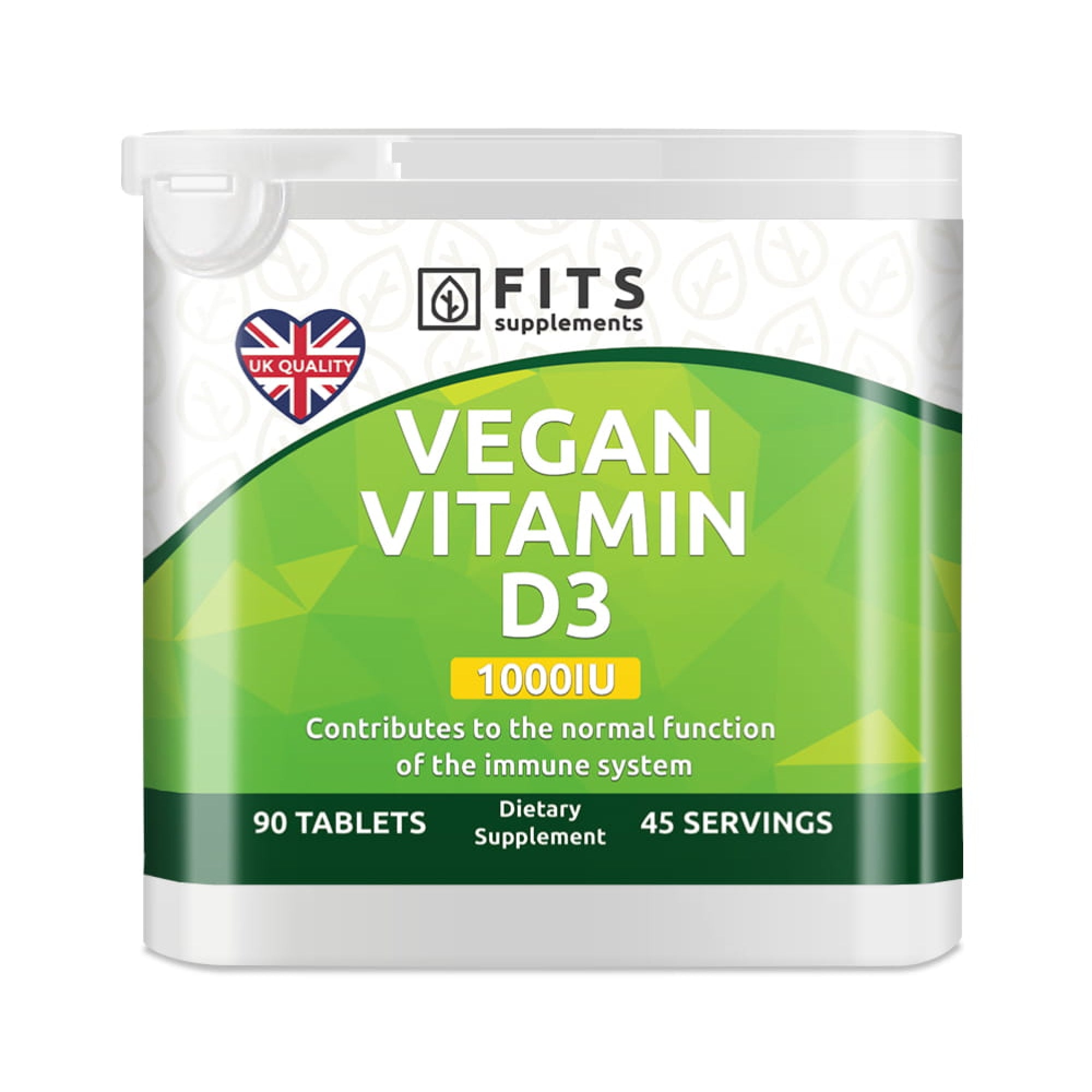 Vegan Vitamin D3 1000IU 90 tablets