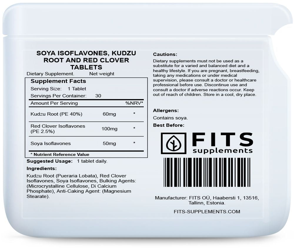 Soja isoflavoonid, Kudzu juur ja Punane Ristik 30 tabletti