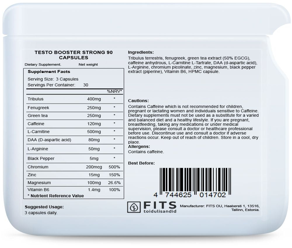 Тесто Бустер Стронг 90 капсул