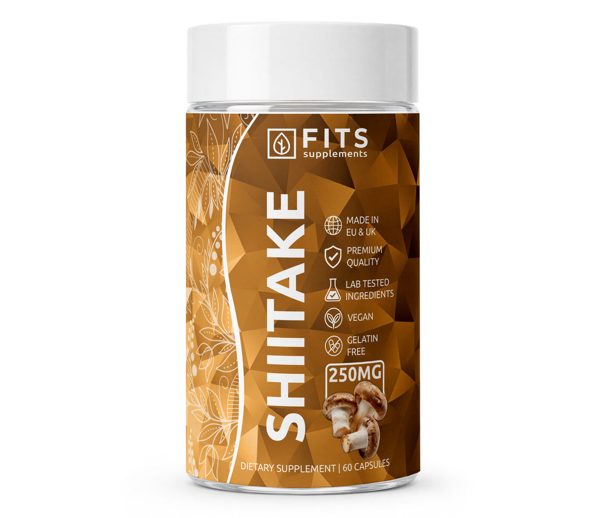 Mahe Shiitake seen 250 mg 60 kapslit
