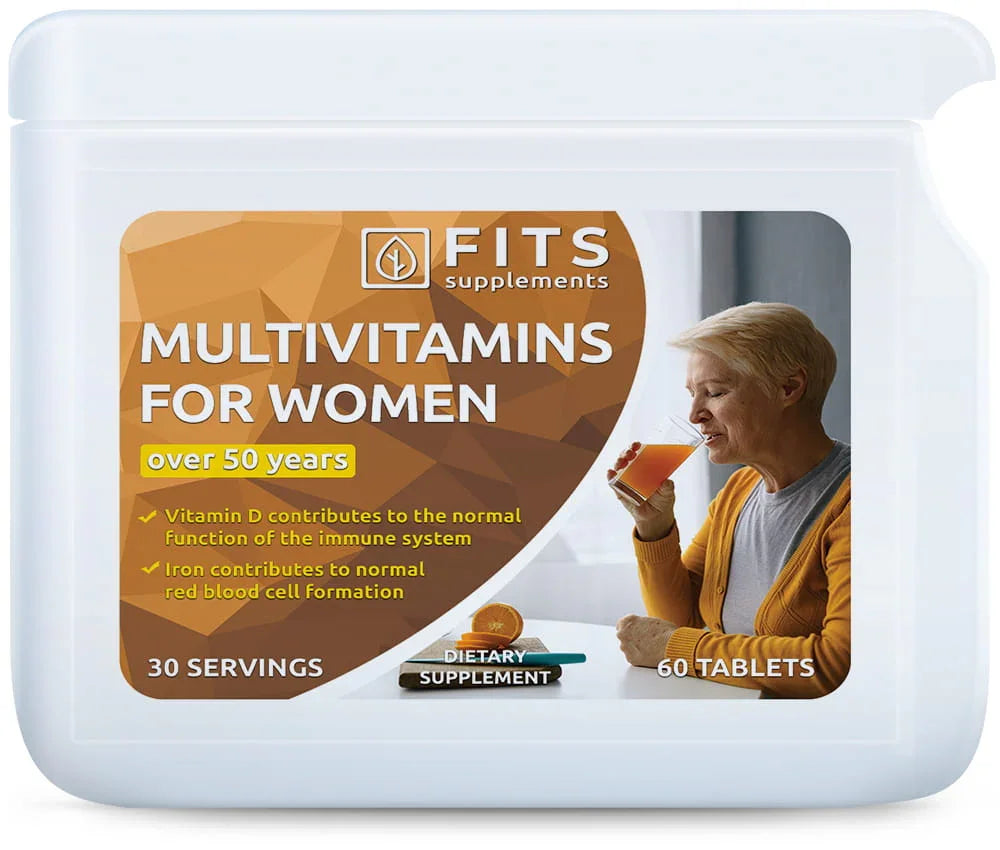 Multivitamin for Women Over 50 Years 60 tablets - FITS Dietary Supplements