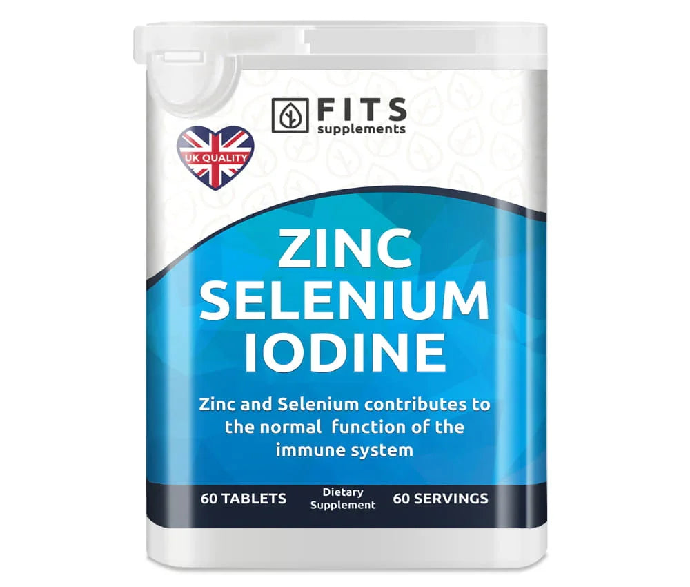 Zinc, Selenium & Iodine 60 tablets - FITS Dietary Supplements