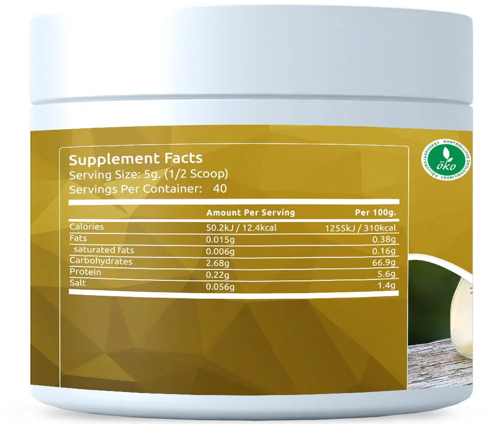 BIO Organic Shatavari (Asparagus) powder 200g - FITS Dietary Supplements