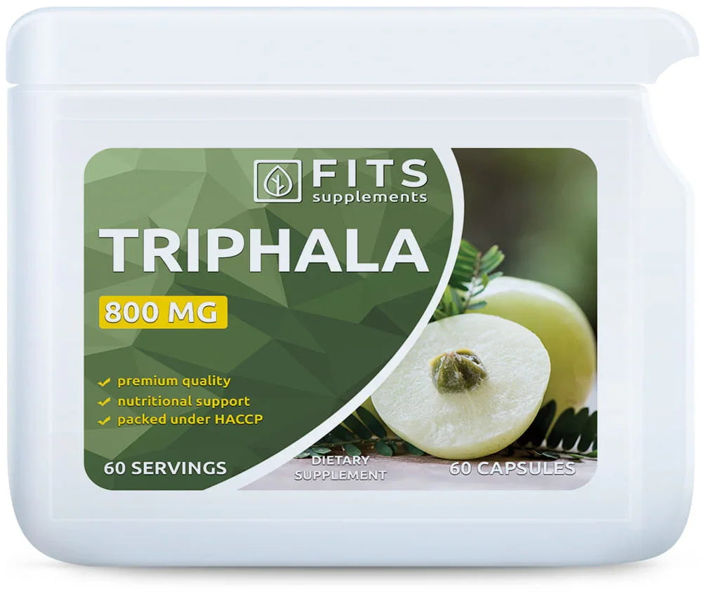 Triphala 800mg 60 capsules - FITS Dietary Supplements