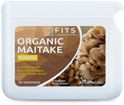 Organic Maitake 400mg 60 capsules - FITS Dietary Supplements
