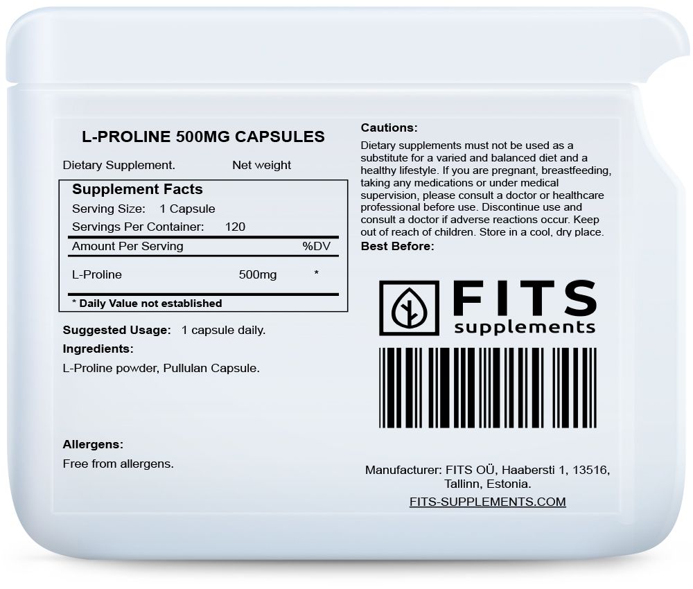 Пролин 500 мг 120 капсул