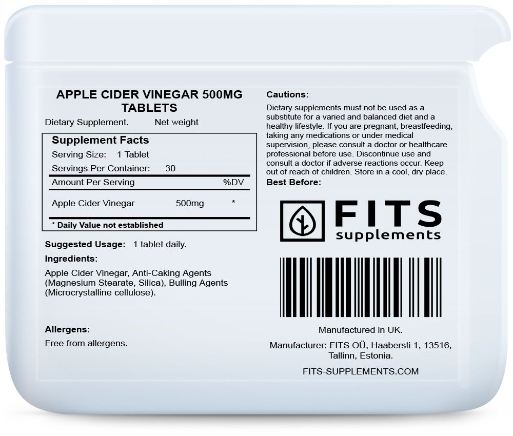 Õunaäädika 500 mg 30 tabletti