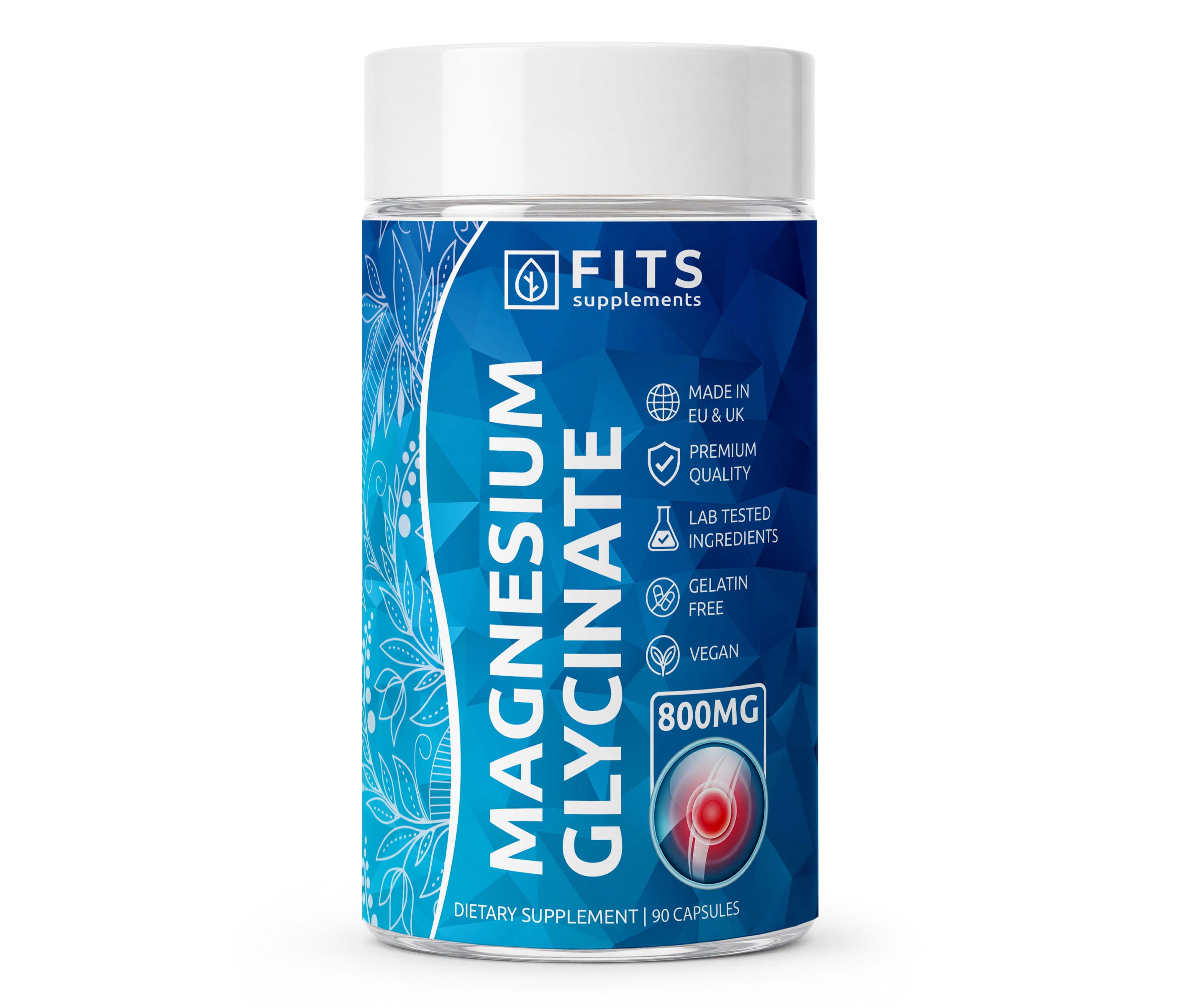Magneesiumglütsinaat 800 mg 90 kapslit