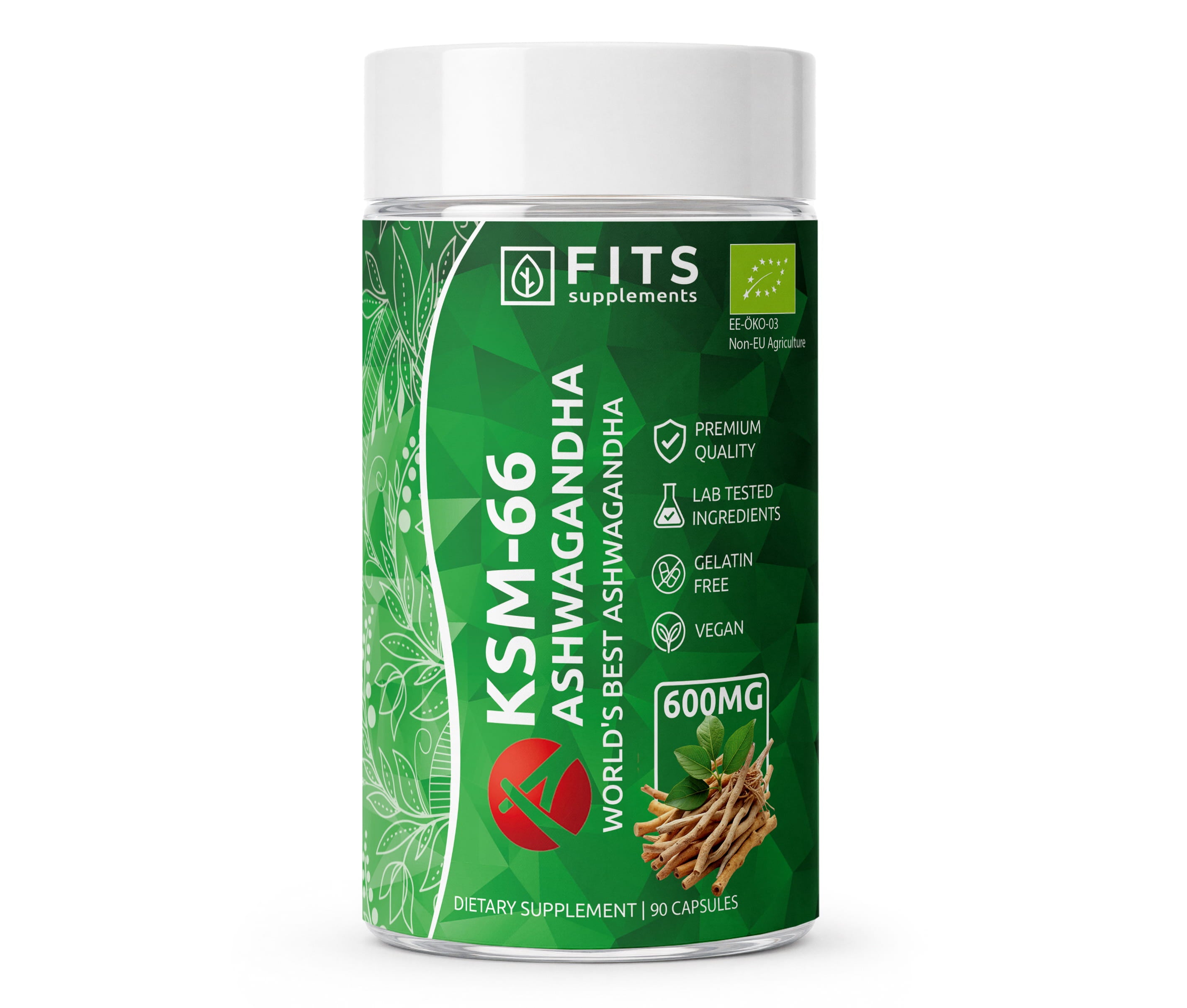 Mahe KSM-66 Ashwagandha 600 mg 90 kapslit