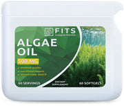 Algae Oil 500mg DHA 200mg 60 softgels - FITS Dietary Supplements