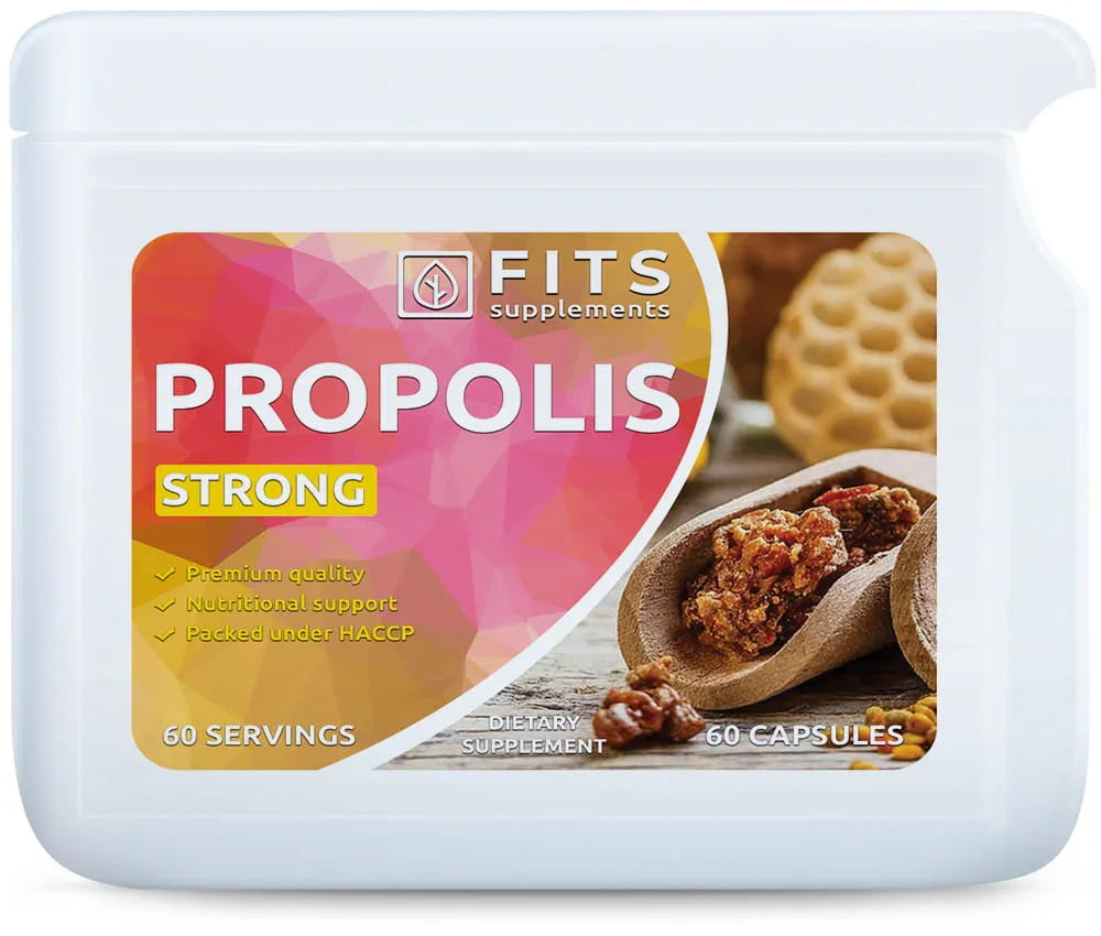 Propolis Strong 1750mg 60 capsules - FITS Dietary Supplements