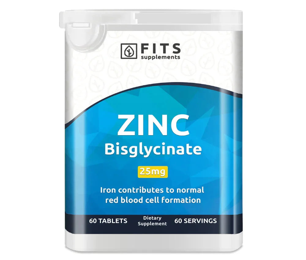 Zinc Bisglycinate 25mg 60 tabletti