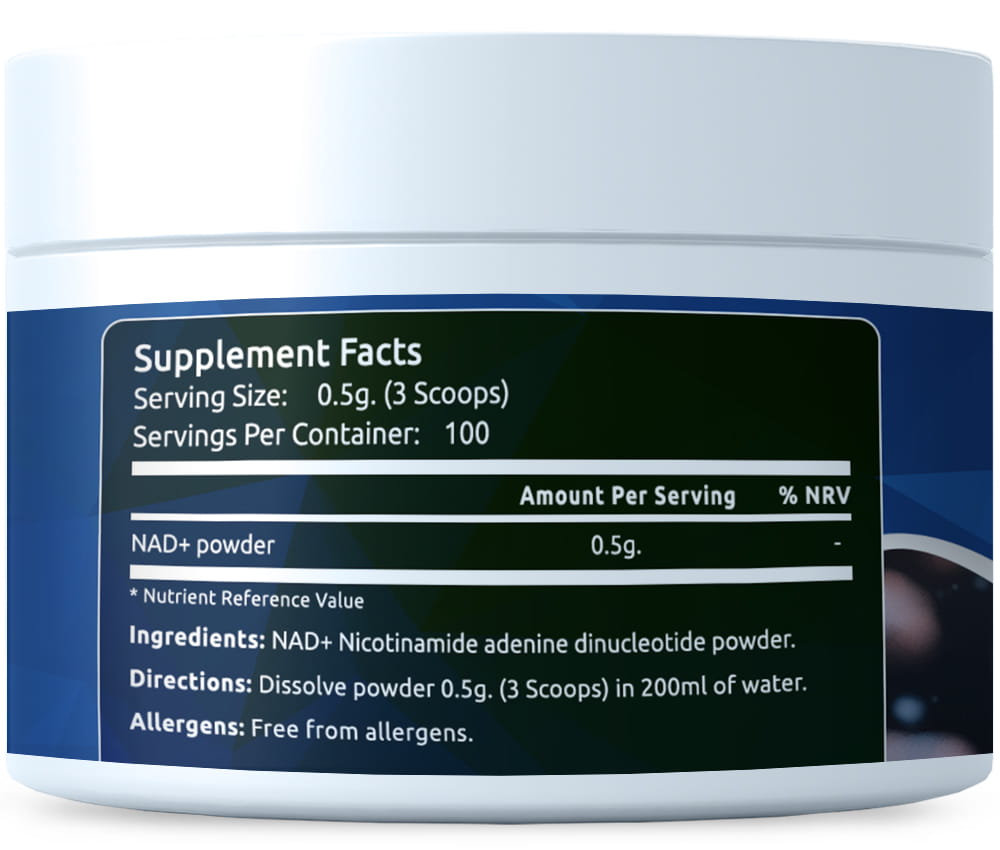 NAD+ pulber 50g