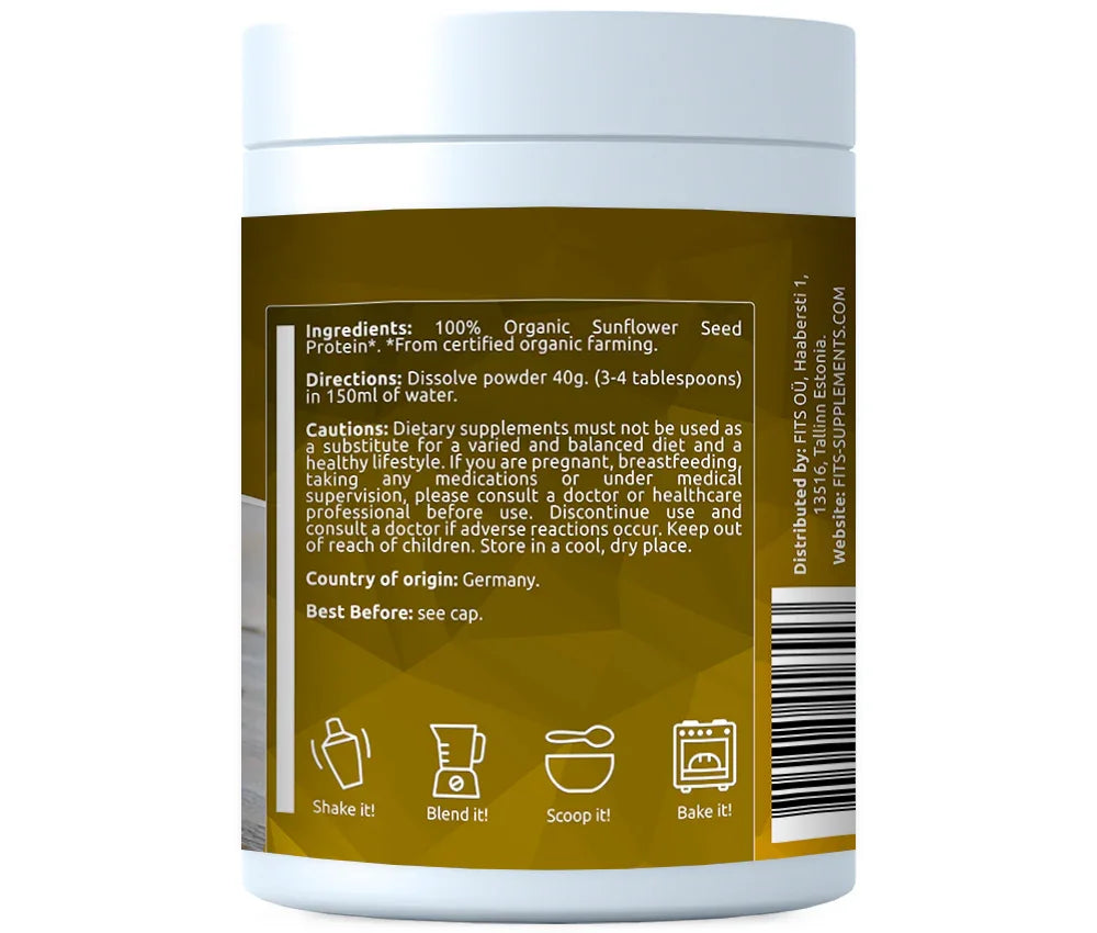 Orgaaniline päevalillevalk 500g