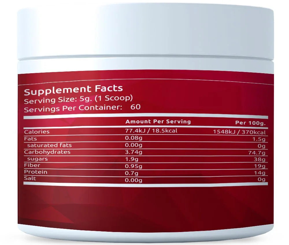 BIO Organic Red Maca powder 300g - FITS Dietary Supplements