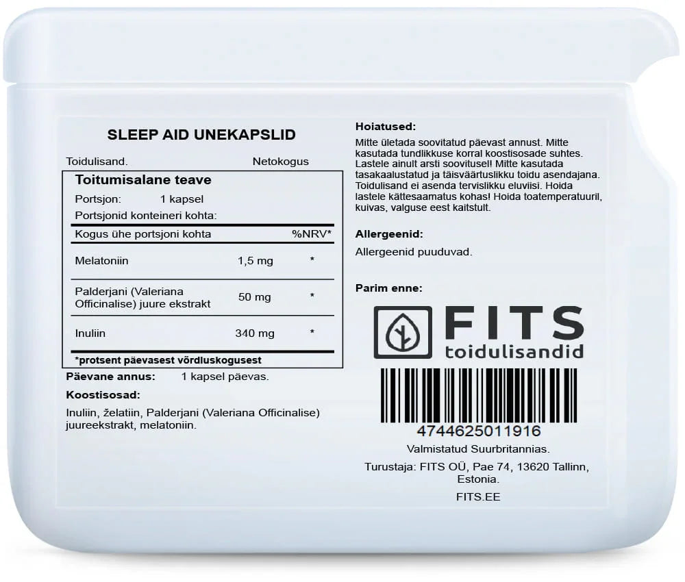 Sleep Boost 30 capsules - FITS Dietary Supplements