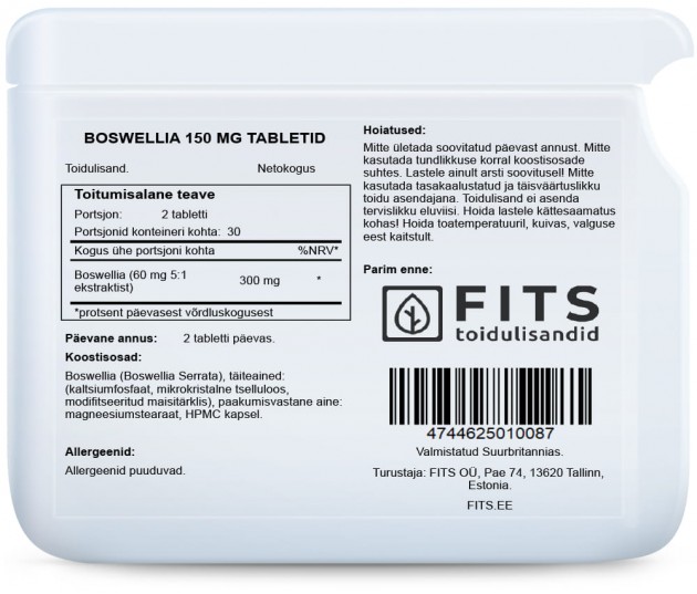 Boswellin 150mg tabletit
