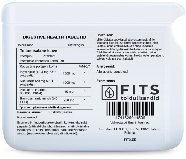 Digestive Health tabletės