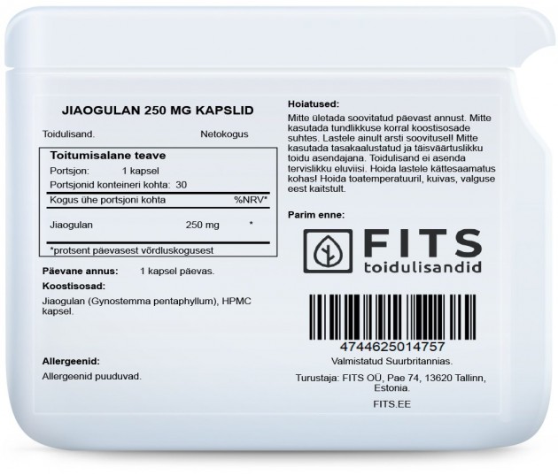 Jiaogulan 250 mg Kapseln