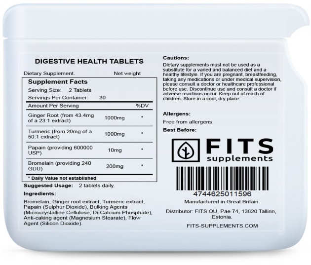 Digestive Health tabletės