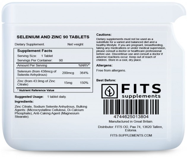 Seleen-Tsink tabletid N90