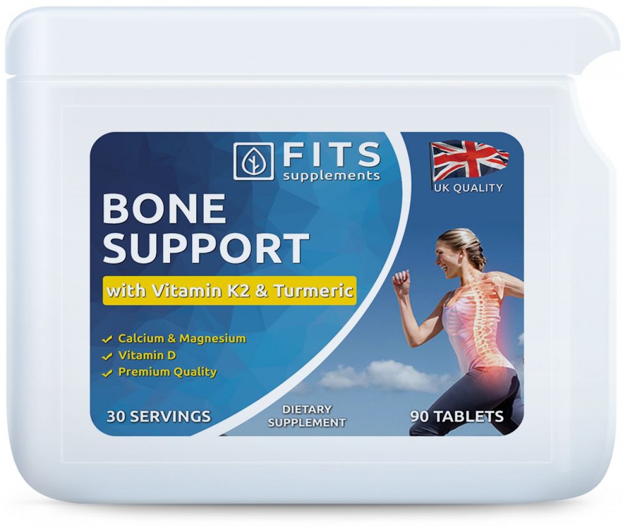 Supports bones