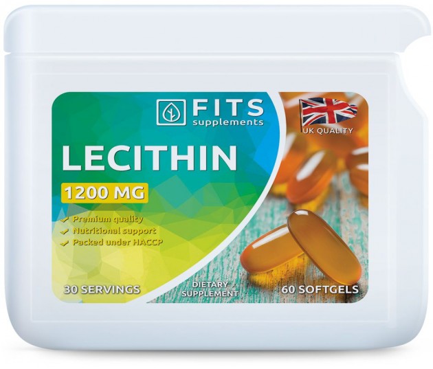Lecitīns 1200 mg kapsulas