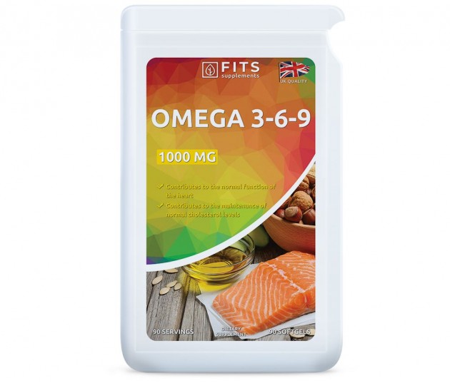 Omega 3-6-9 1000 mg minkštos kapsulės N90
