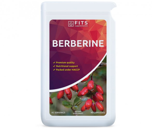 Berberine HCL 350mg 90 kapsulas
