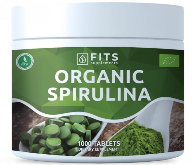 Organic Spirulina 1000 tablets