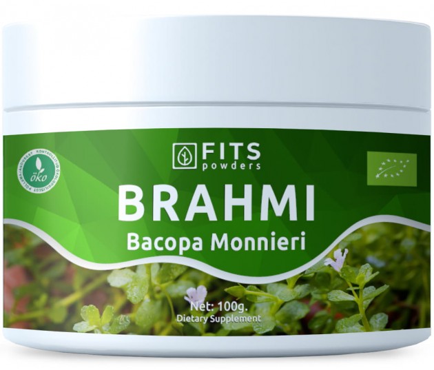 BIO Organic Brahmi (Bacopa Monnieri) 100g milteliai